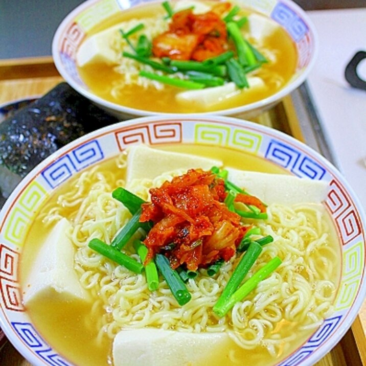 高野豆腐いりキムチラーメン＊簡単